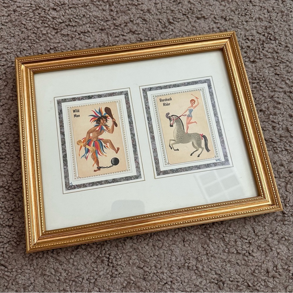 Impulse Designs Wild Man Bareback Rider Wall Decorative Picture Frame